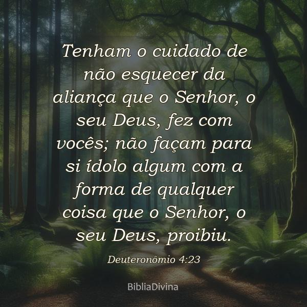 Deuteronômio 4:23