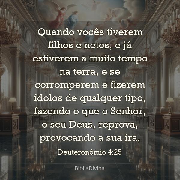 Deuteronômio 4:25