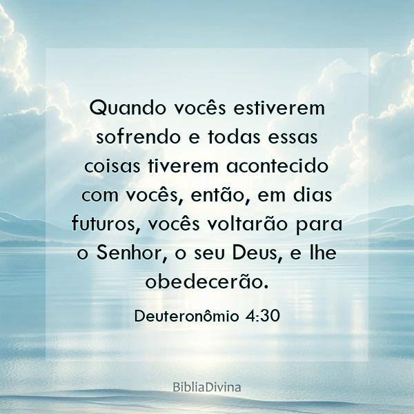 Deuteronômio 4:30