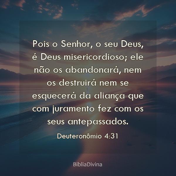 Deuteronômio 4:31