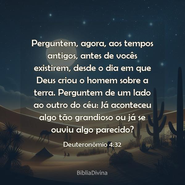 Deuteronômio 4:32