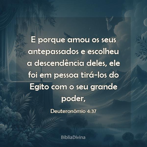 Deuteronômio 4:37