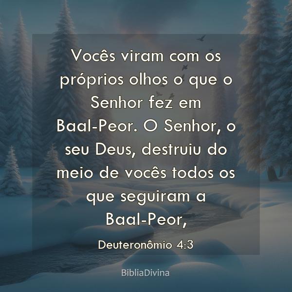 Deuteronômio 4:3