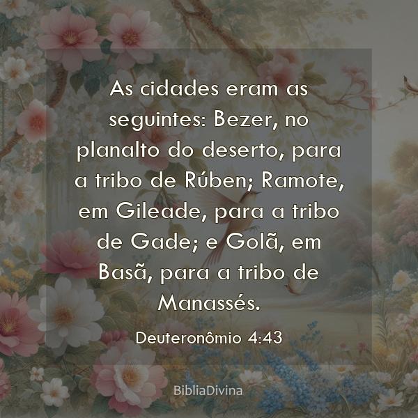 Deuteronômio 4:43