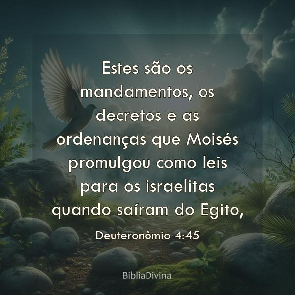 Deuteronômio 4:45