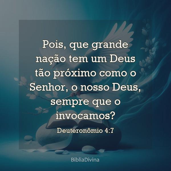 Deuteronômio 4:7