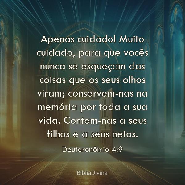 Deuteronômio 4:9