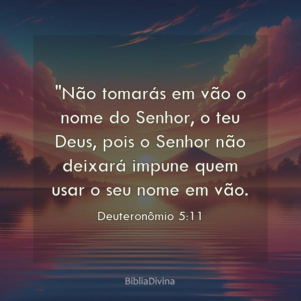 Deuteronômio 5:11