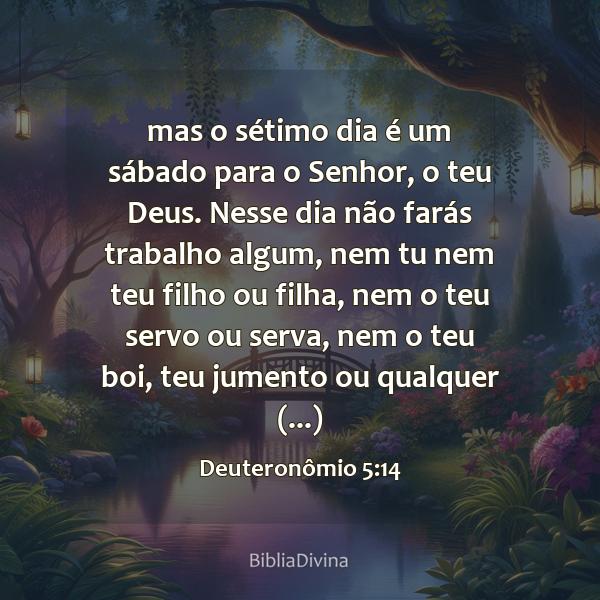 Deuteronômio 5:14