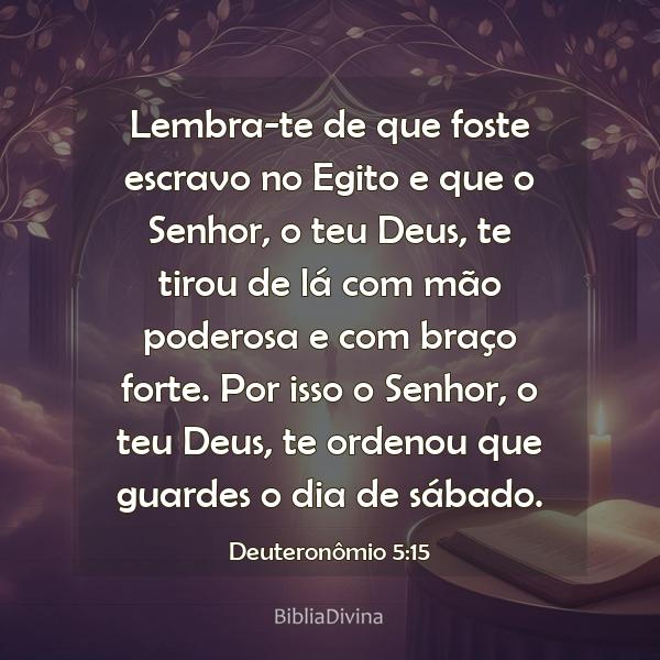 Deuteronômio 5:15