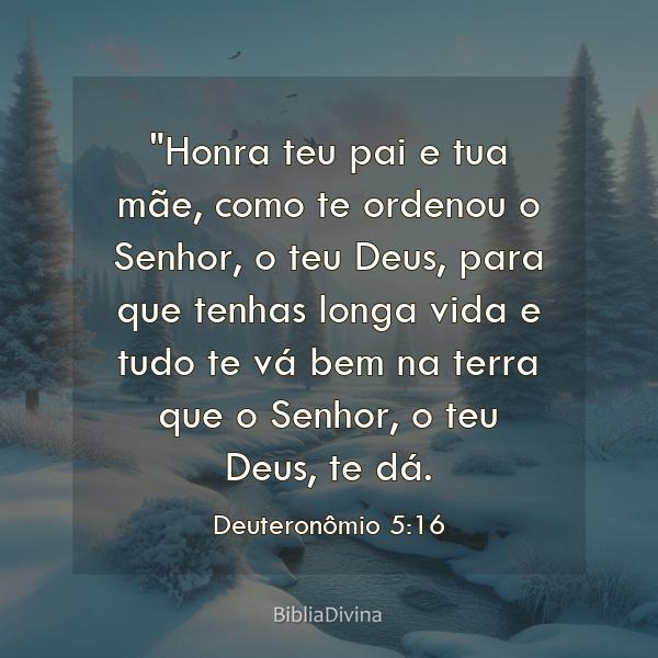 Deuteronômio 5:16