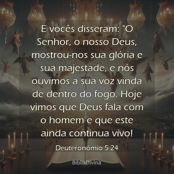 Deuteronômio 5:24