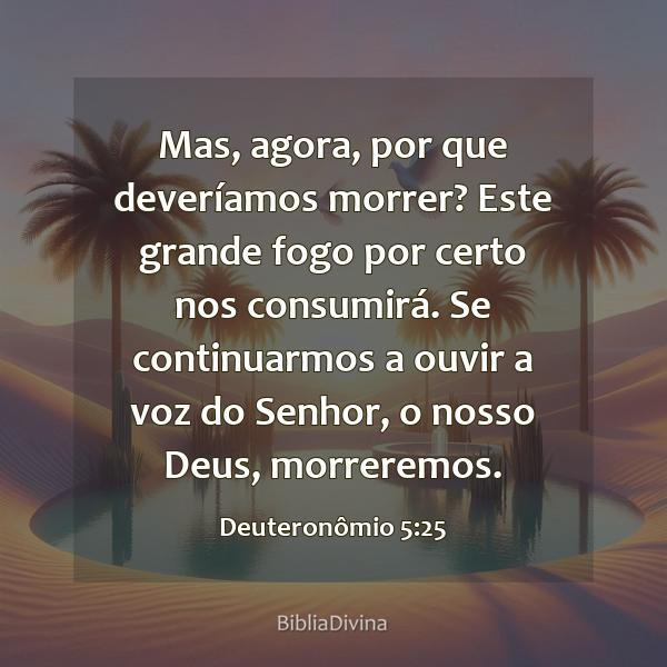 Deuteronômio 5:25