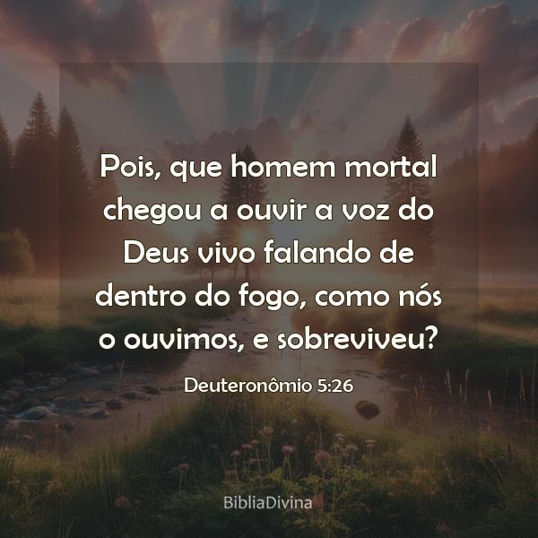 Deuteronômio 5:26