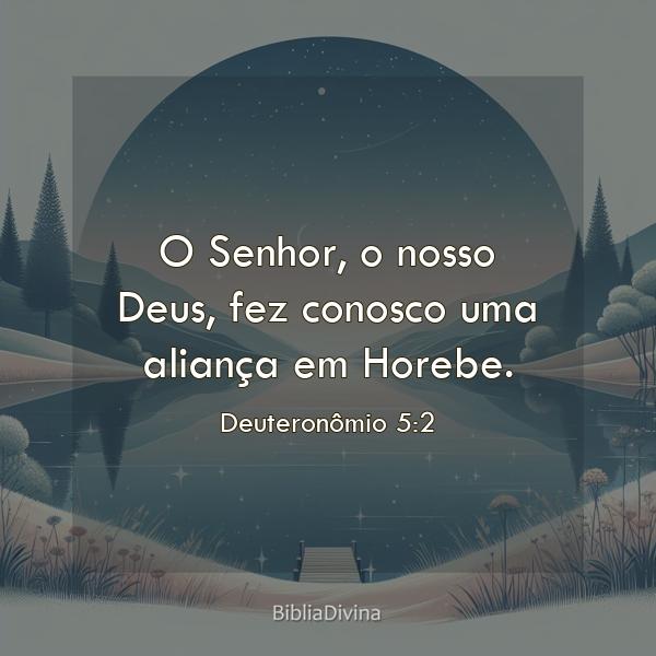 Deuteronômio 5:2