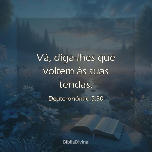 Deuteronômio 5:30