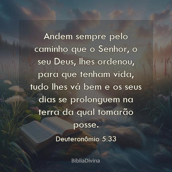 Deuteronômio 5:33