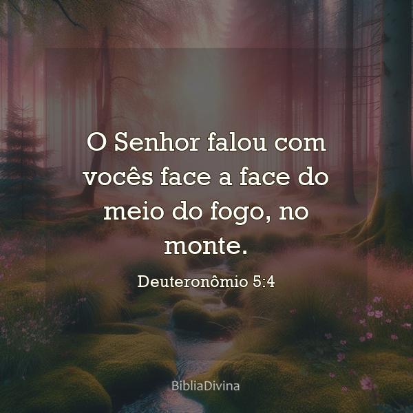 Deuteronômio 5:4