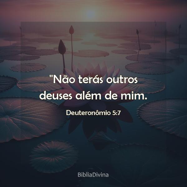 Deuteronômio 5:7