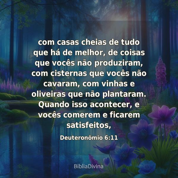 Deuteronômio 6:11