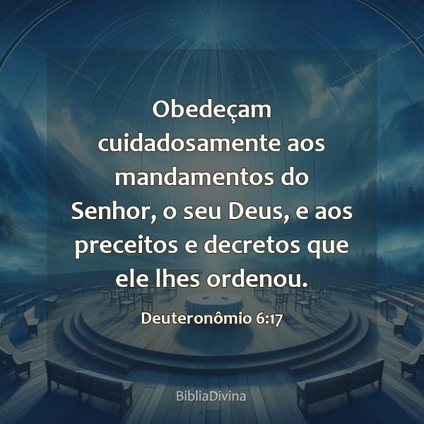 Deuteronômio 6:17