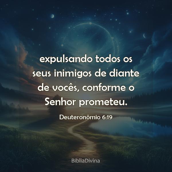 Deuteronômio 6:19