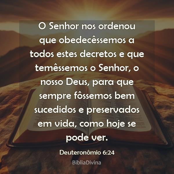 Deuteronômio 6:24