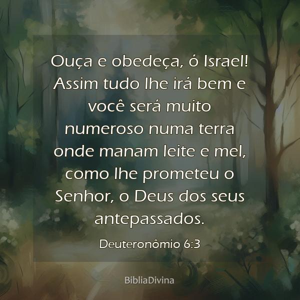 Deuteronômio 6:3