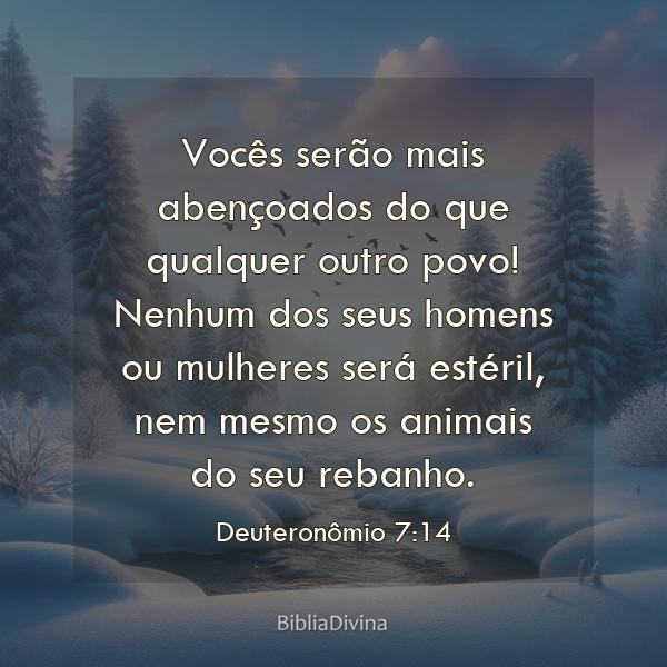 Deuteronômio 7:14