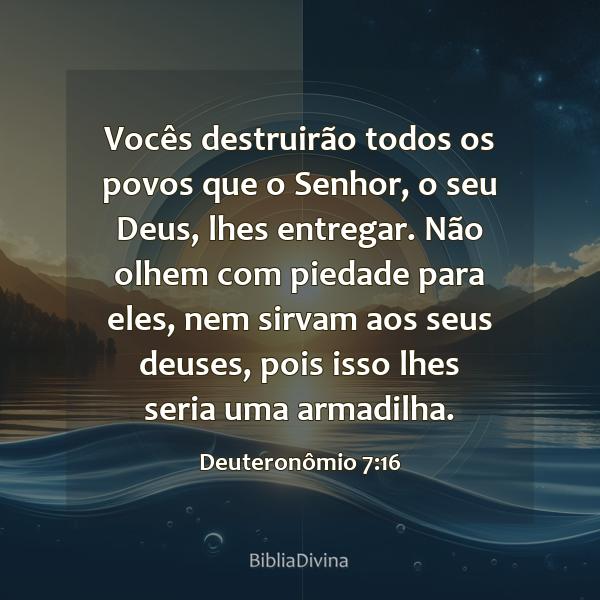 Deuteronômio 7:16