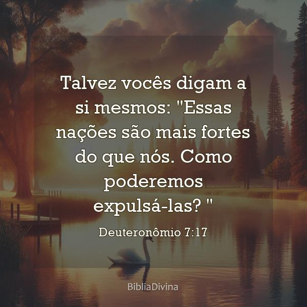 Deuteronômio 7:17