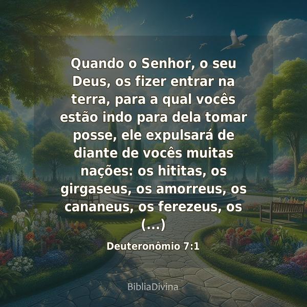 Deuteronômio 7:1