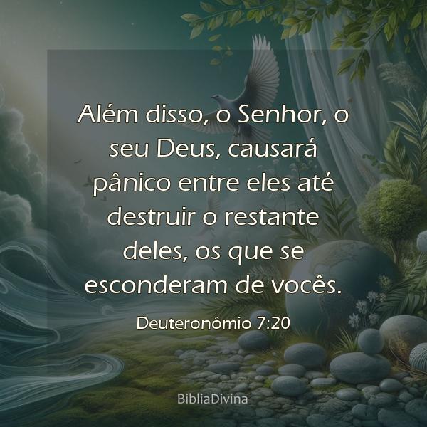 Deuteronômio 7:20