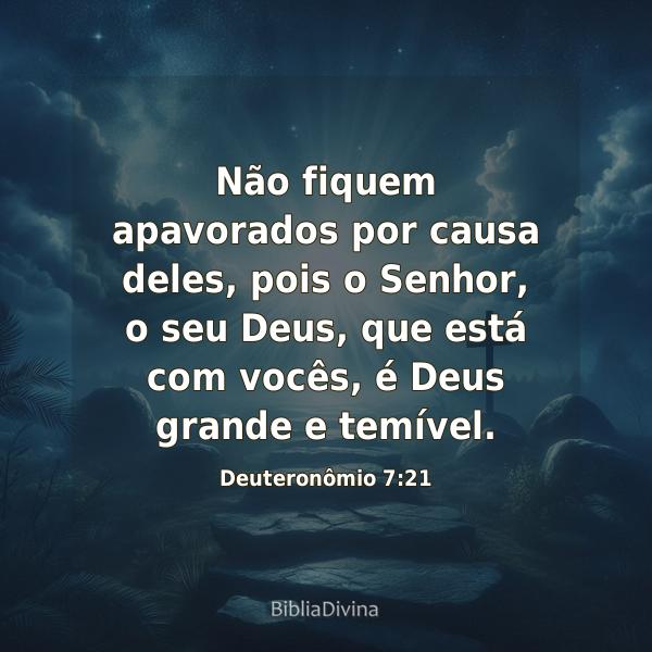 Deuteronômio 7:21