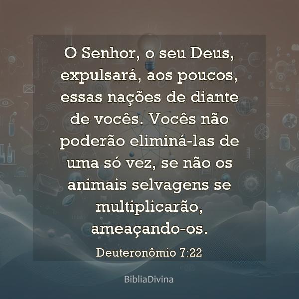 Deuteronômio 7:22