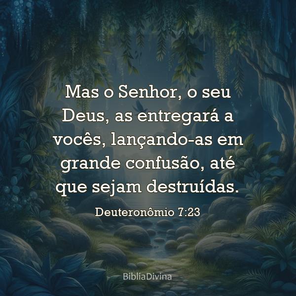 Deuteronômio 7:23