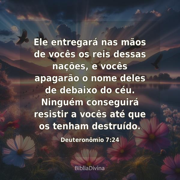 Deuteronômio 7:24