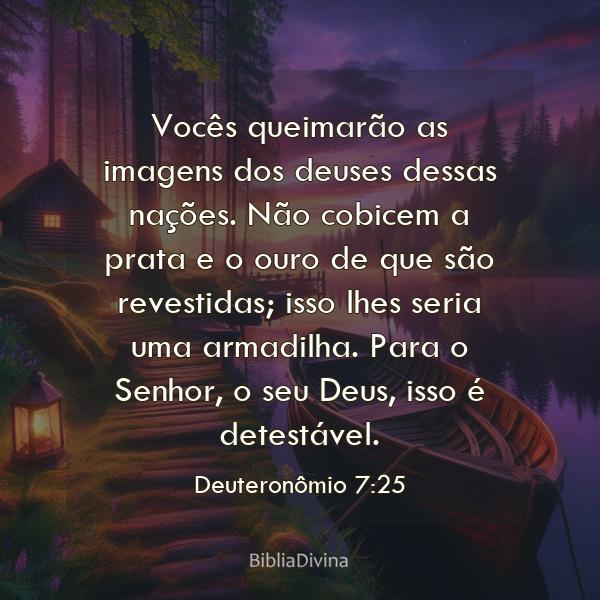 Deuteronômio 7:25