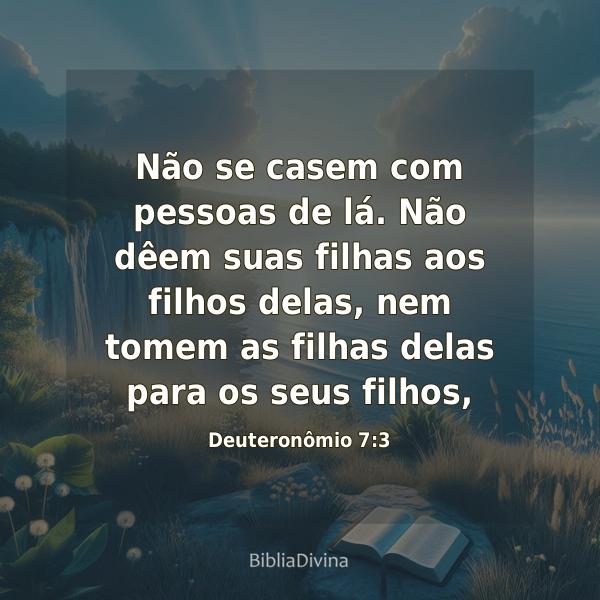 Deuteronômio 7:3