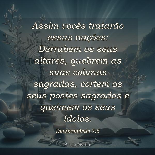 Deuteronômio 7:5