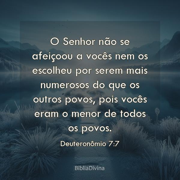 Deuteronômio 7:7