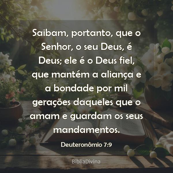 Deuteronômio 7:9