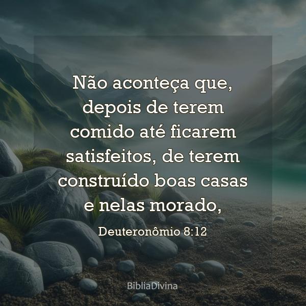 Deuteronômio 8:12