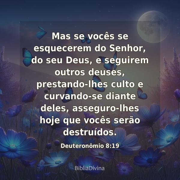 Deuteronômio 8:19