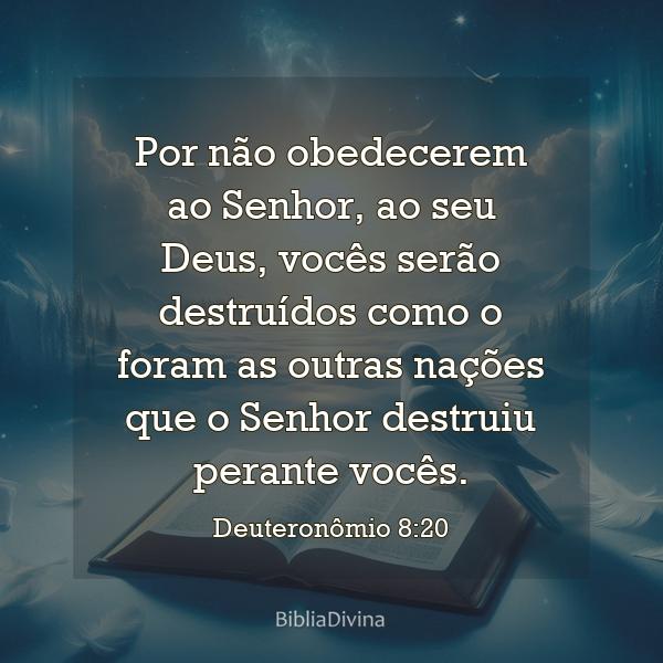 Deuteronômio 8:20