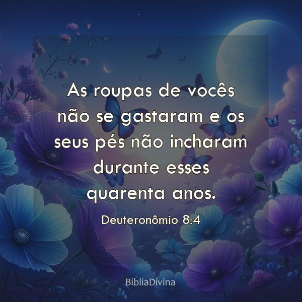 Deuteronômio 8:4