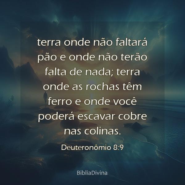 Deuteronômio 8:9