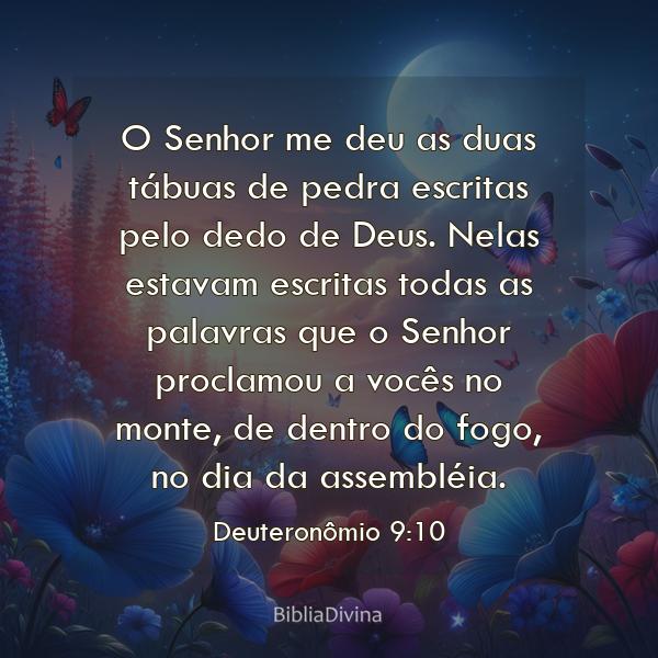 Deuteronômio 9:10