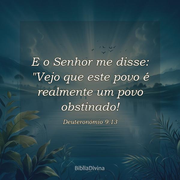 Deuteronômio 9:13