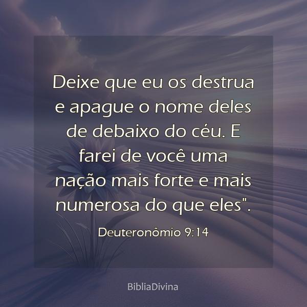 Deuteronômio 9:14